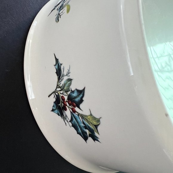 LENOX "Winter Greetings" Round Bowl EUC - Picture 4 of 9